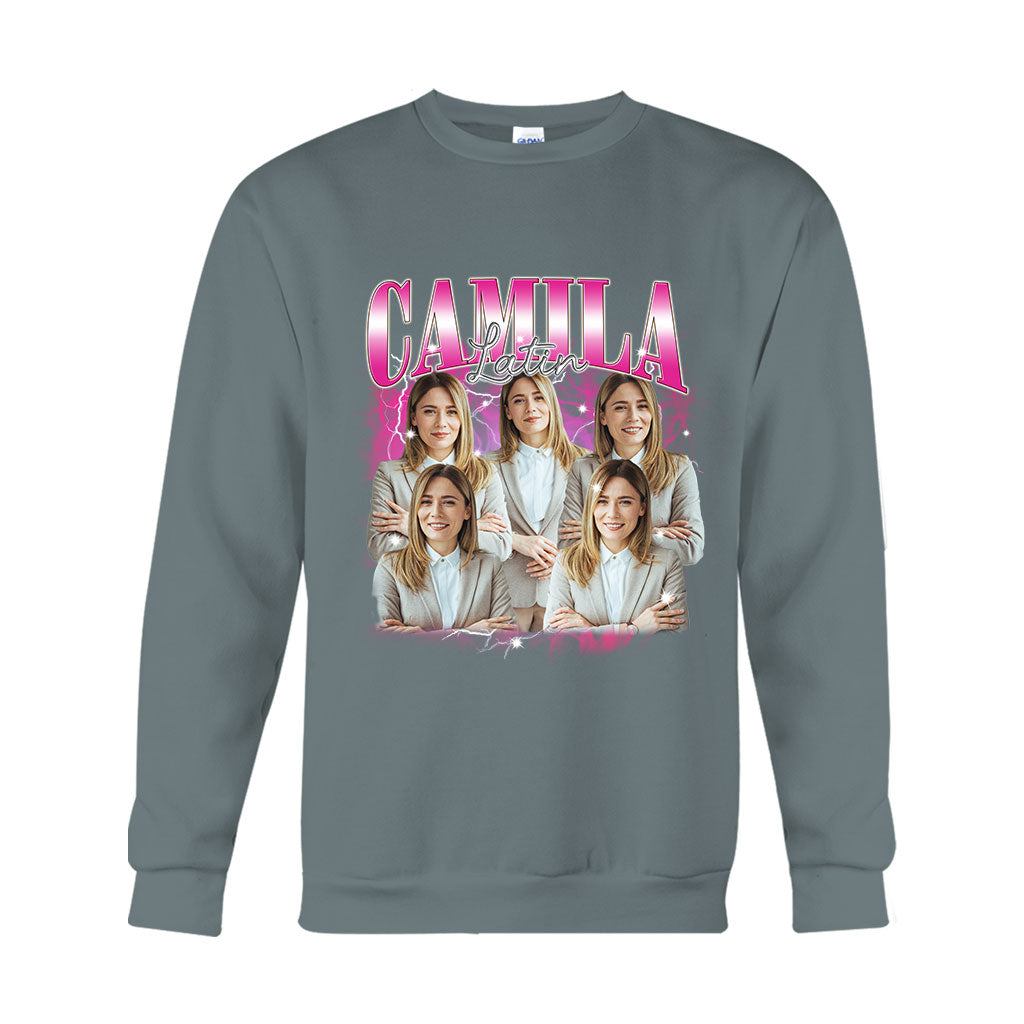 Individueller Text und Fotos – das perfekte Geschenk für jeden Anlass – personalisiertes T-Shirt und Hoodie