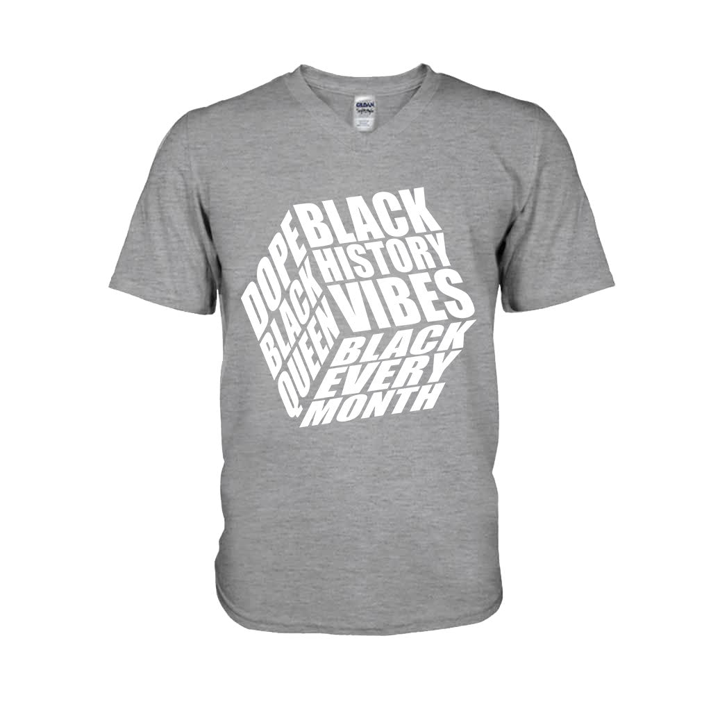 Schwarze Geschichte – Personalisiertes T-Shirt und Hoodie für Afroamerikaner