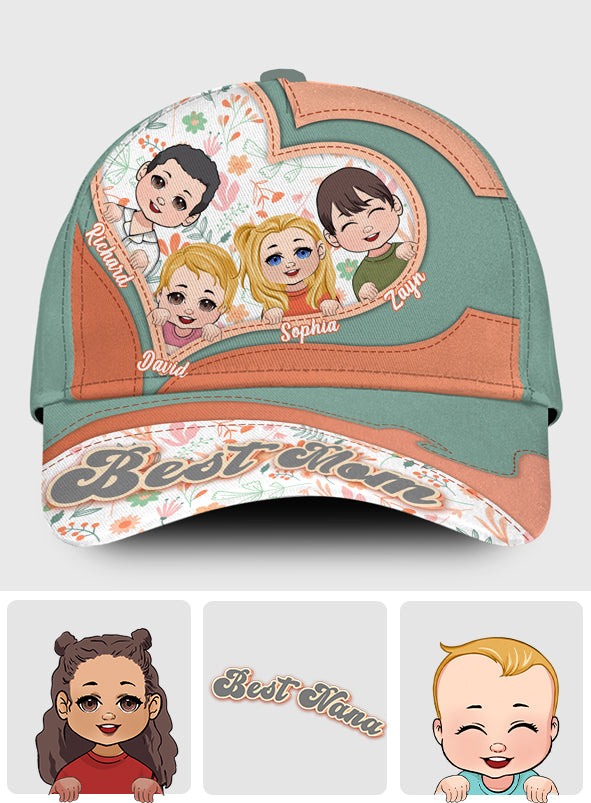 Beste Oma, Mama, Tante – Personalisierte klassische Muttermütze