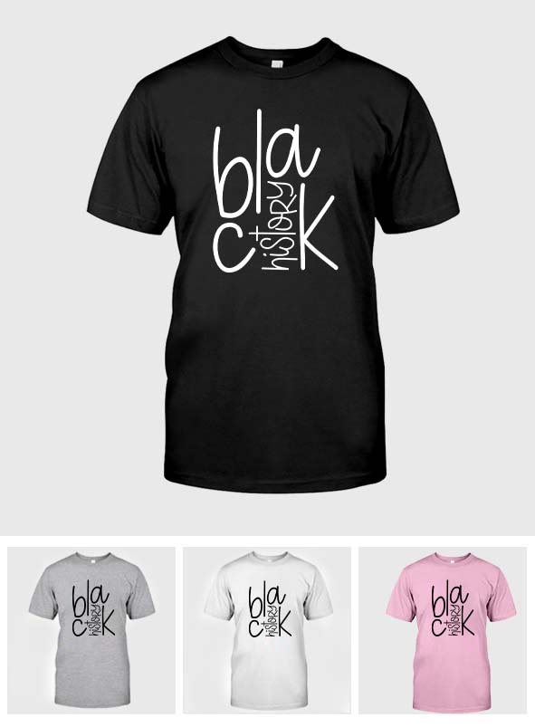 Schwarze Geschichte – Personalisiertes T-Shirt und Hoodie für Afroamerikaner