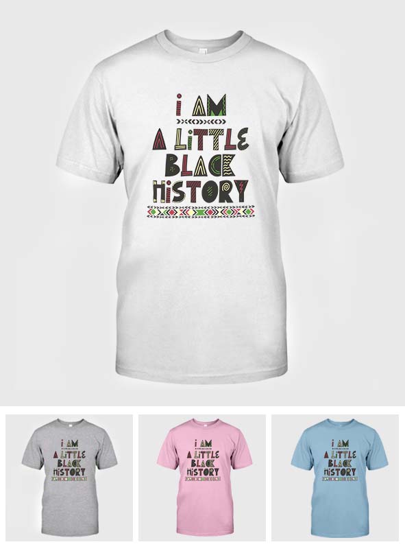 Ich bin ein Stück schwarze Geschichte – T-Shirt und Hoodie für Afroamerikaner