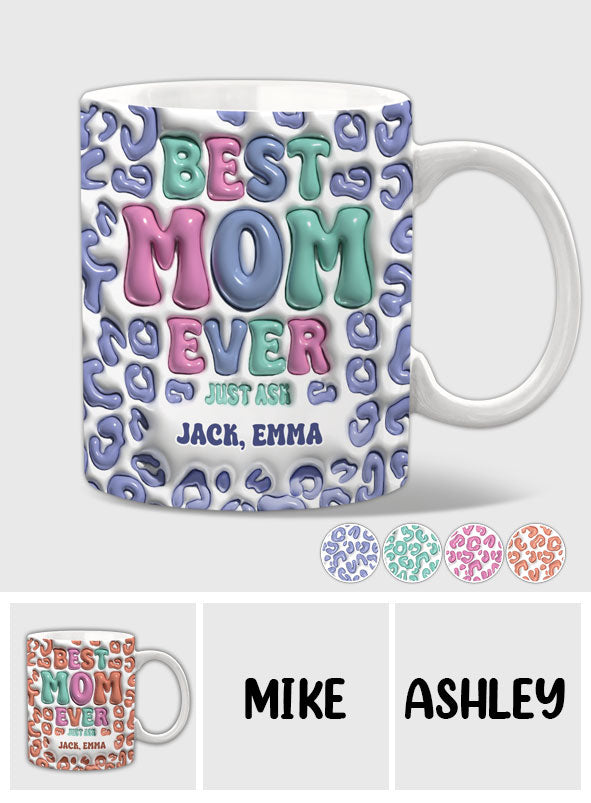 Beste Mama aller Zeiten - Personalisierte Muttertasse