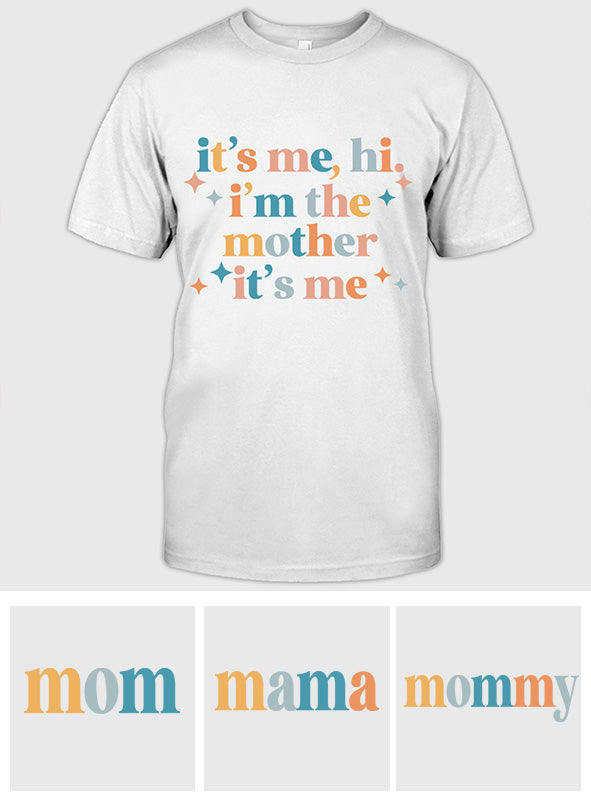 Ich bin die Mutter/Mama – Personalisiertes Mutter-T-Shirt und Hoodie