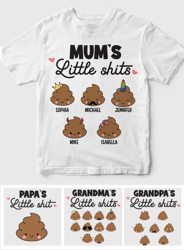 Little Cuties – Personalisiertes Mutter-T-Shirt und Hoodie