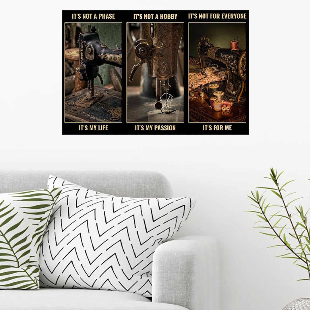 Es ist keine Phase, es ist mein Leben – Nähposter