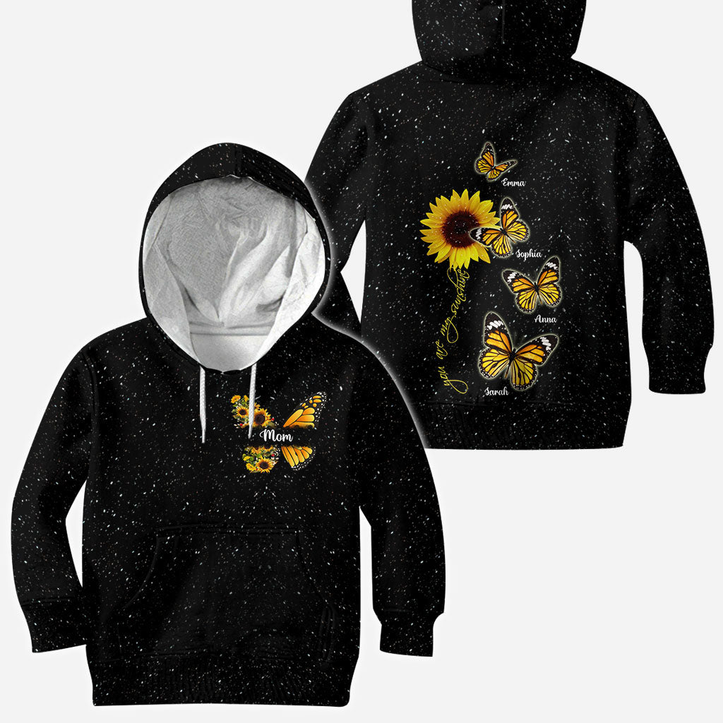 Du bist mein Sonnenschein – Geschenk für Mama, Oma – Personalisiertes T-Shirt
