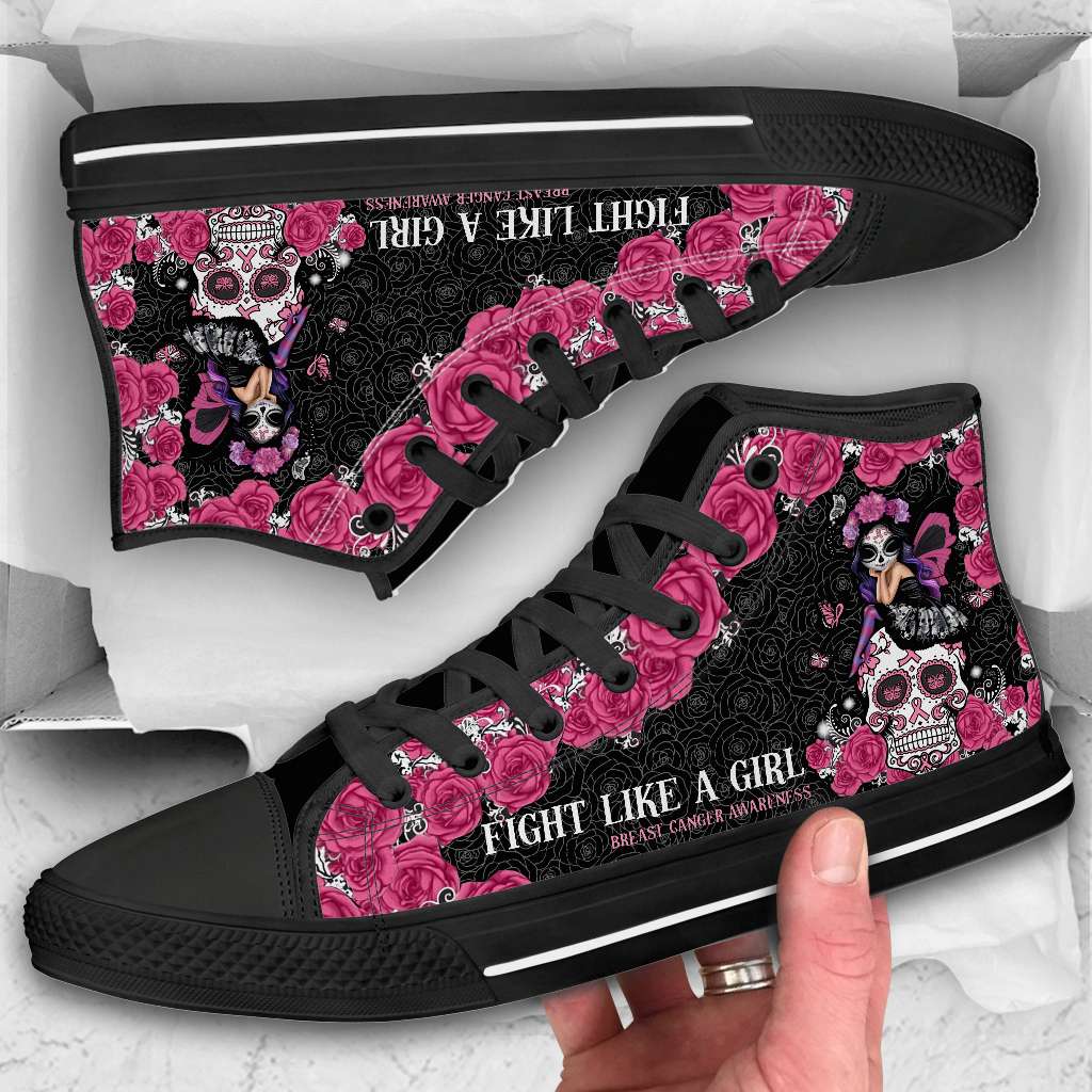 Fight Like A Girl – High-Top-Schuhe zur Sensibilisierung für Brustkrebs 0622