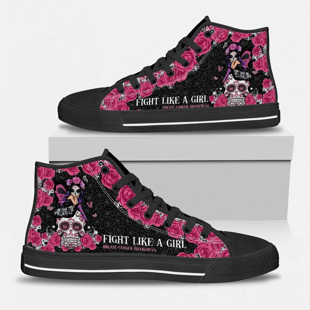 Fight Like A Girl – High-Top-Schuhe zur Sensibilisierung für Brustkrebs 0622