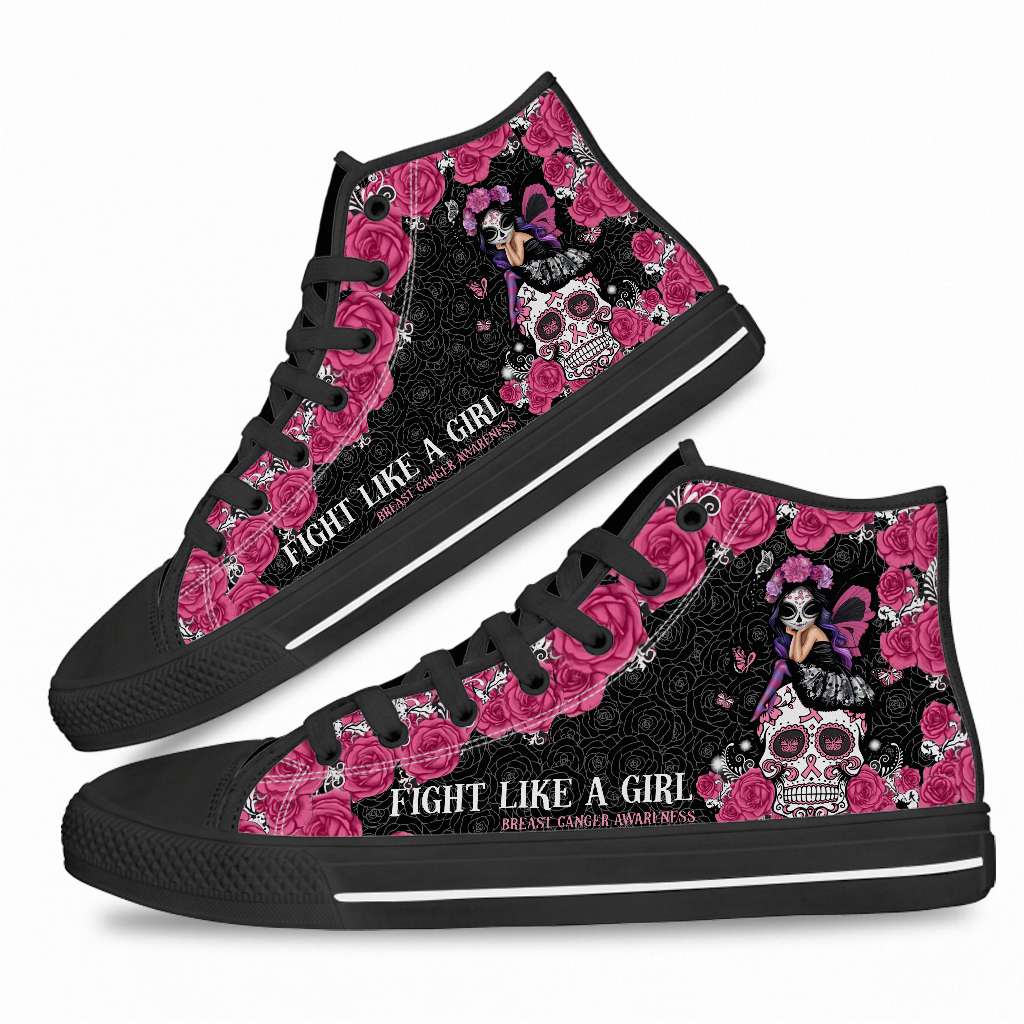 Fight Like A Girl – High-Top-Schuhe zur Sensibilisierung für Brustkrebs 0622
