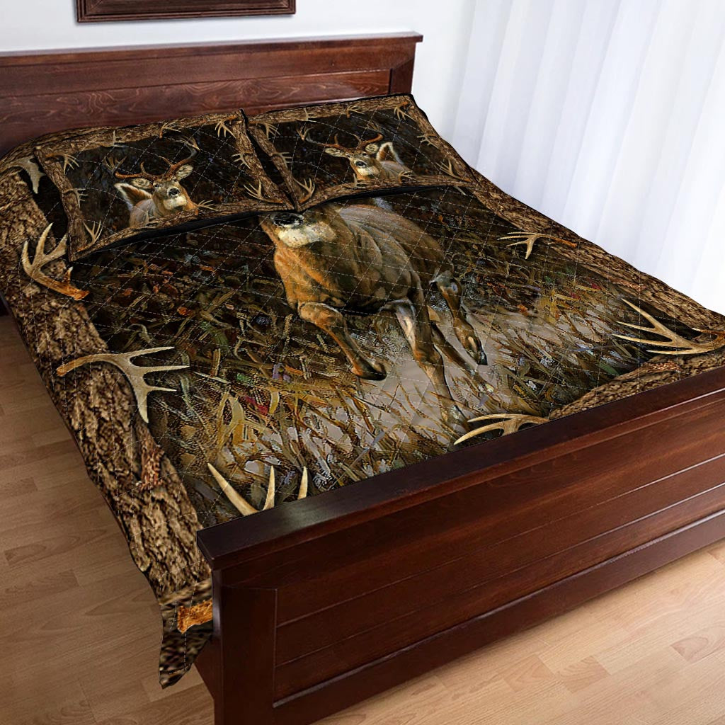 Deer Hunting Hunting Quilt Set