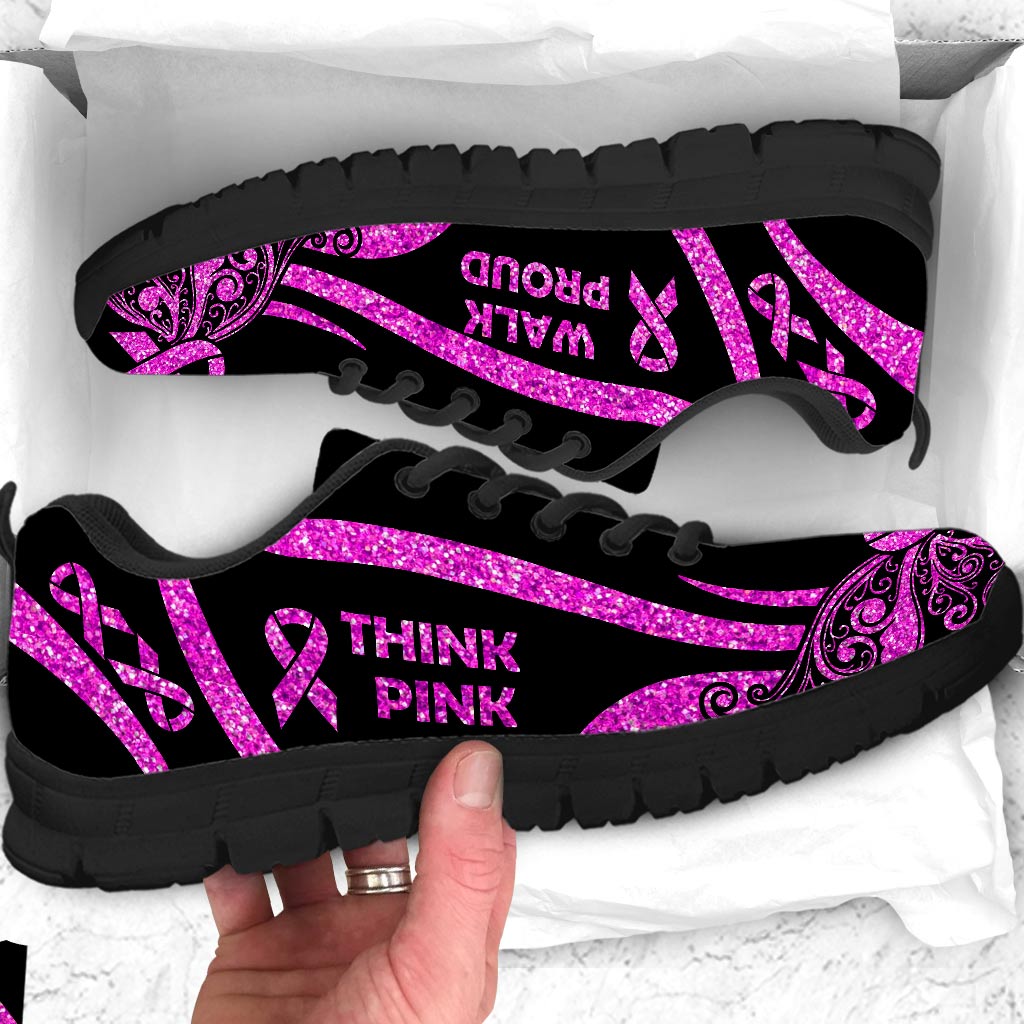Think Pink Walk Proud Brustkrebs-Aufklärungs-Sneaker 0622