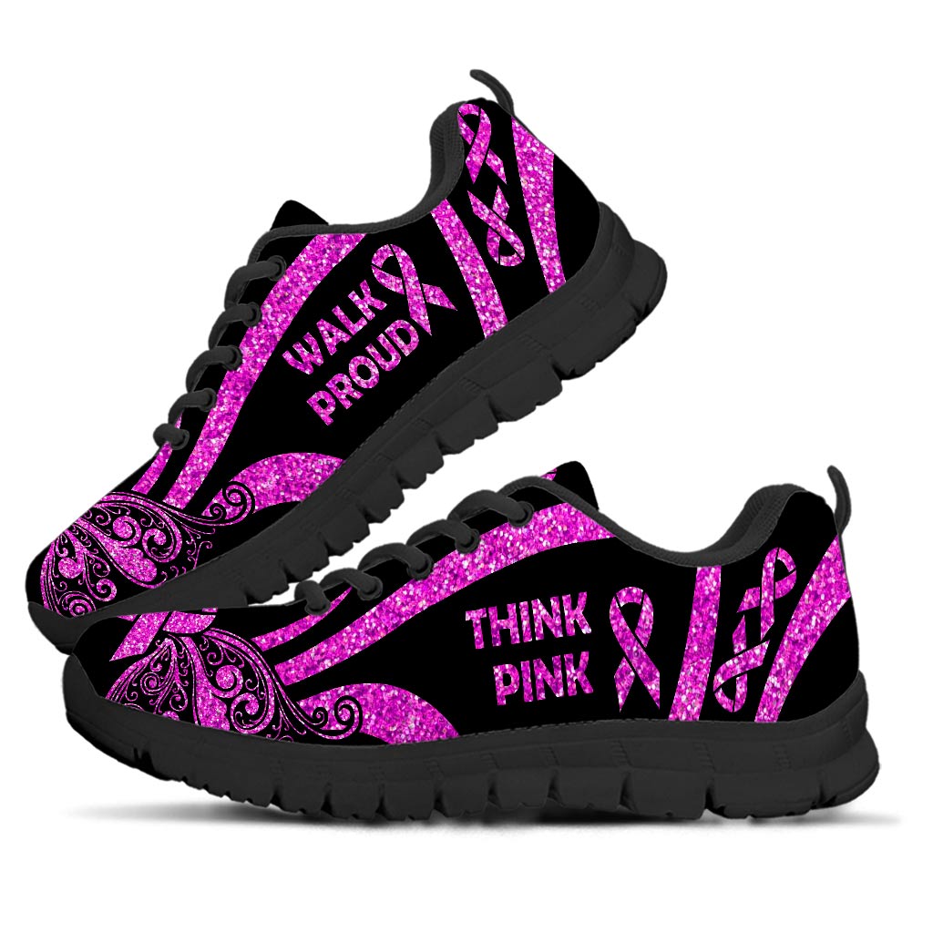 Think Pink Walk Proud Brustkrebs-Aufklärungs-Sneaker 0622