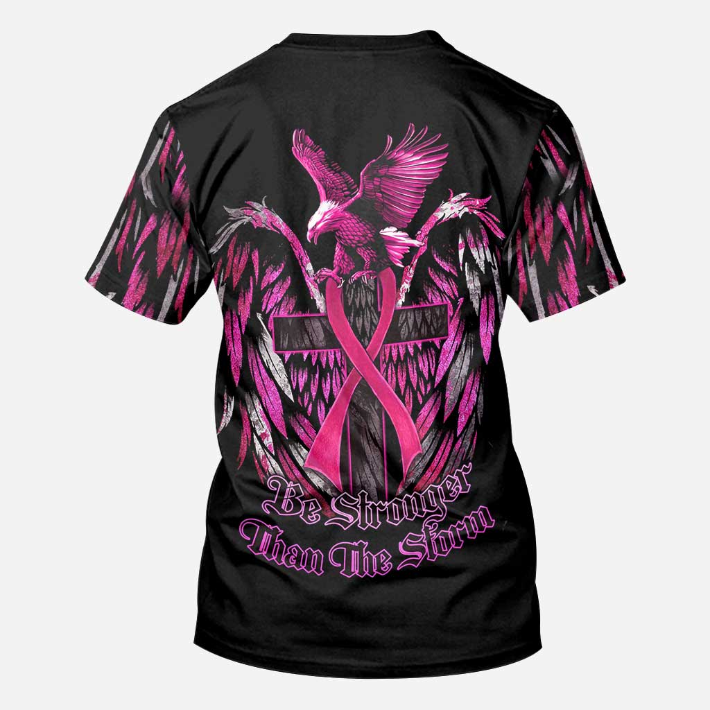 Sei stärker, Adler, Brustkrebs – T-Shirt und Hoodie zur Sensibilisierung für Brustkrebs 0822