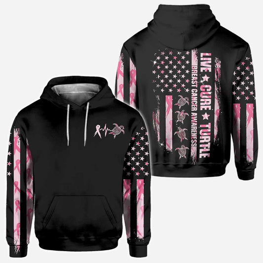 Turtle Breast Cancer Awareness - Breast Cancer Awareness All Over T-shirt and Hoodie 0822