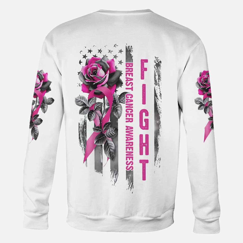 Rose kämpft gegen Brustkrebs – T-Shirt und Hoodie zur Sensibilisierung für Brustkrebs 0822