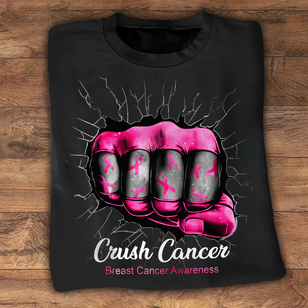 Crush Cancer – T-Shirt und Hoodie zur Sensibilisierung für Brustkrebs 0822