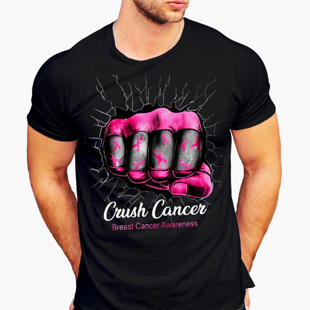 Crush Cancer – T-Shirt und Hoodie zur Sensibilisierung für Brustkrebs 0822