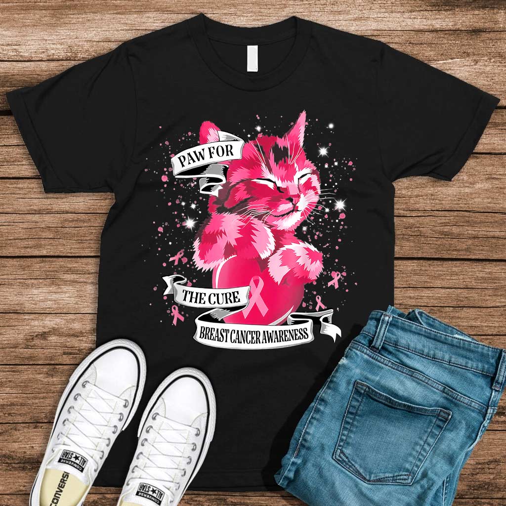Paw For The Cure – T-Shirt und Hoodie zur Sensibilisierung für Brustkrebs 0822