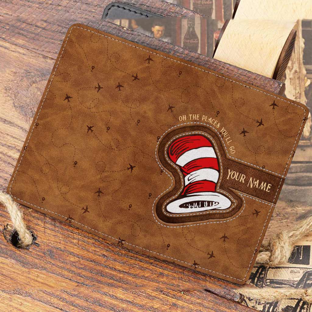 Oh, die Orte, die du besuchen wirst – personalisierter Lehrerpasshalter