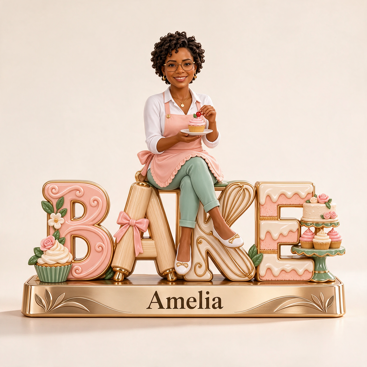Personalized Custom Photo Baking Custom Shaped Acrylic Plaque - Gift for Women