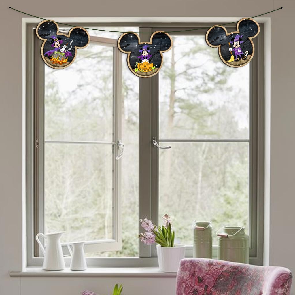 Magische Hexe – Halloween-Hexengirlande (3-teilig)