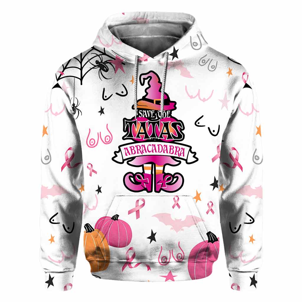 Abracadabra Save The Tatas – Halloween-T-Shirt und Hoodie zur Brustkrebsvorsorge