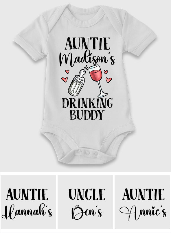 Drinking Buddy - Personalized Newborn Baby Onesie