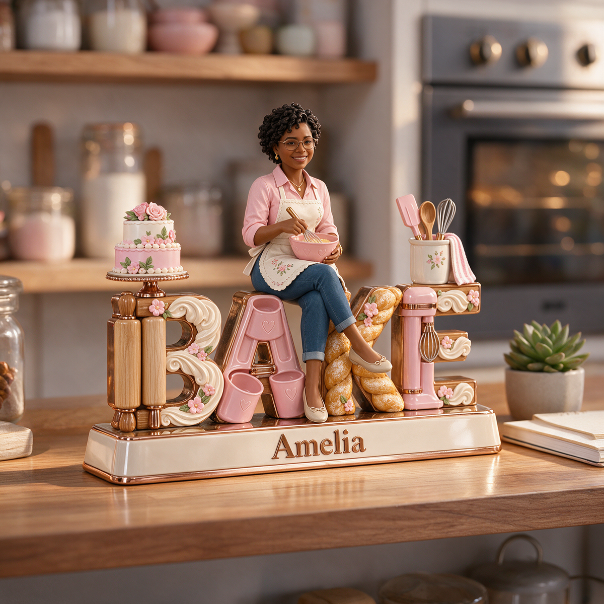 Personalized Custom Photo Baking Custom Shaped Acrylic Plaque - Gift for Women