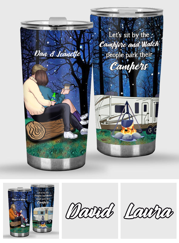 Camping Couple - Personalized Tumbler
