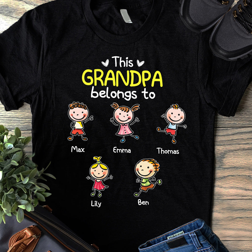 Wir lieben dich – Geschenk für Oma, Papa, Mama, Opa – Personalisiertes T-Shirt und Hoodie