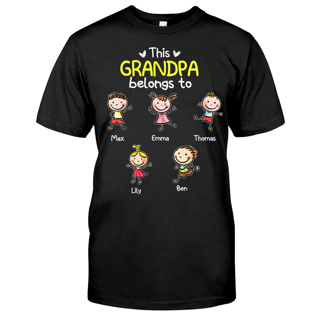 Wir lieben dich – Geschenk für Oma, Papa, Mama, Opa – Personalisiertes T-Shirt und Hoodie