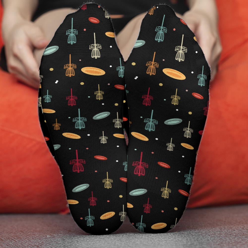 Disc Daddy – Disc-Golf-Geschenk für Papa, Oma, Opa, Mama – Personalisierte Socken