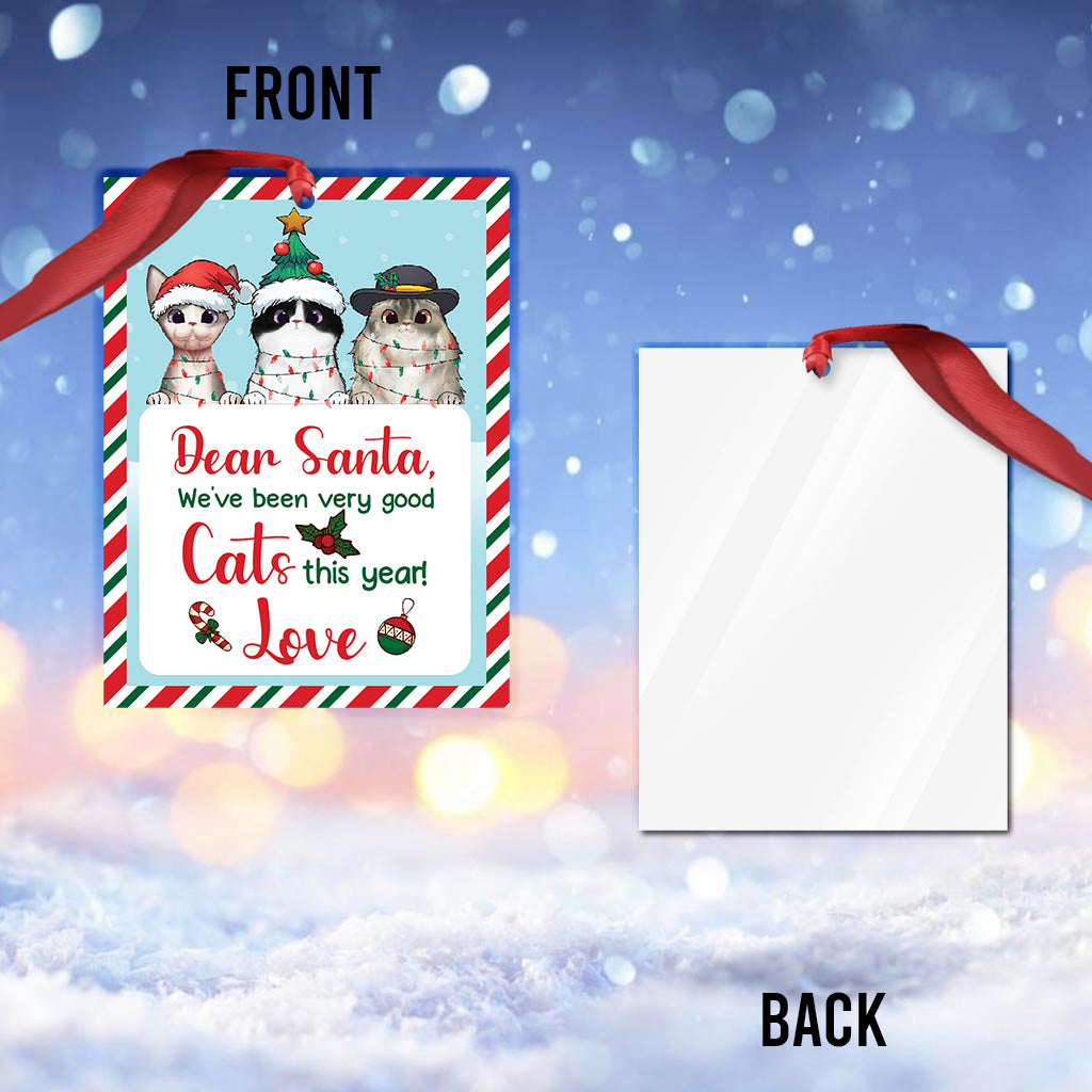 I've Been Good Cats This Year - Personalized Cat Ornament