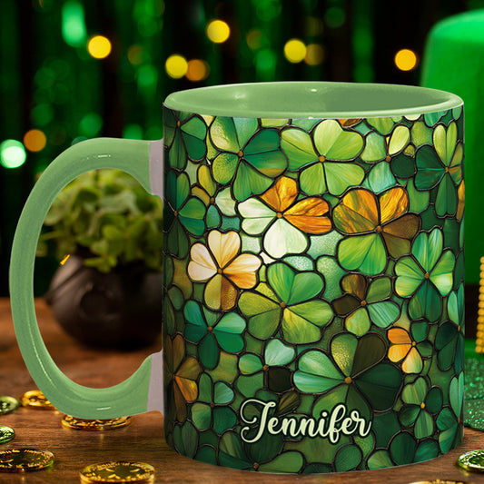 Proud Irish - Personalized Saint Patrick's Day Accent Mug