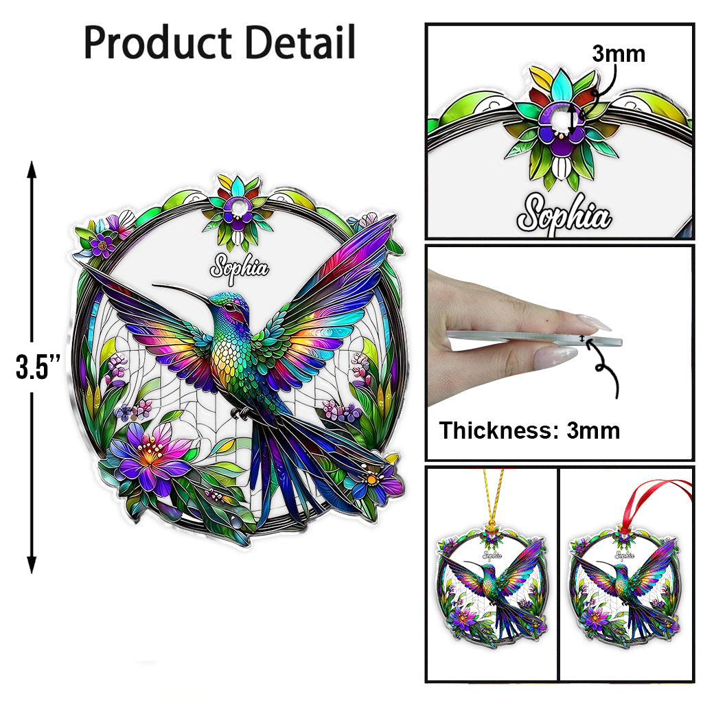 Wunderschöner Kolibri – personalisierter Kolibri-Anhänger