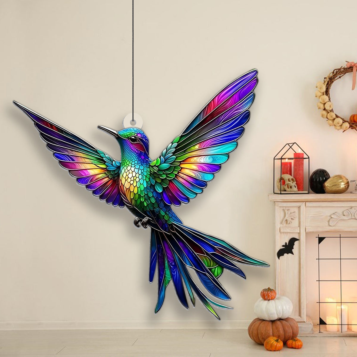 Wunderschöner Kolibri, Biene, Schmetterling... - Personalisierte Garten-Hängedekoration