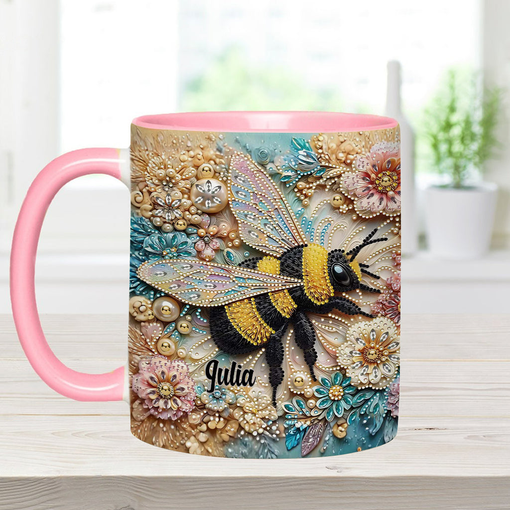 Sparkling Insect - Personalized Gardening Accent Mug