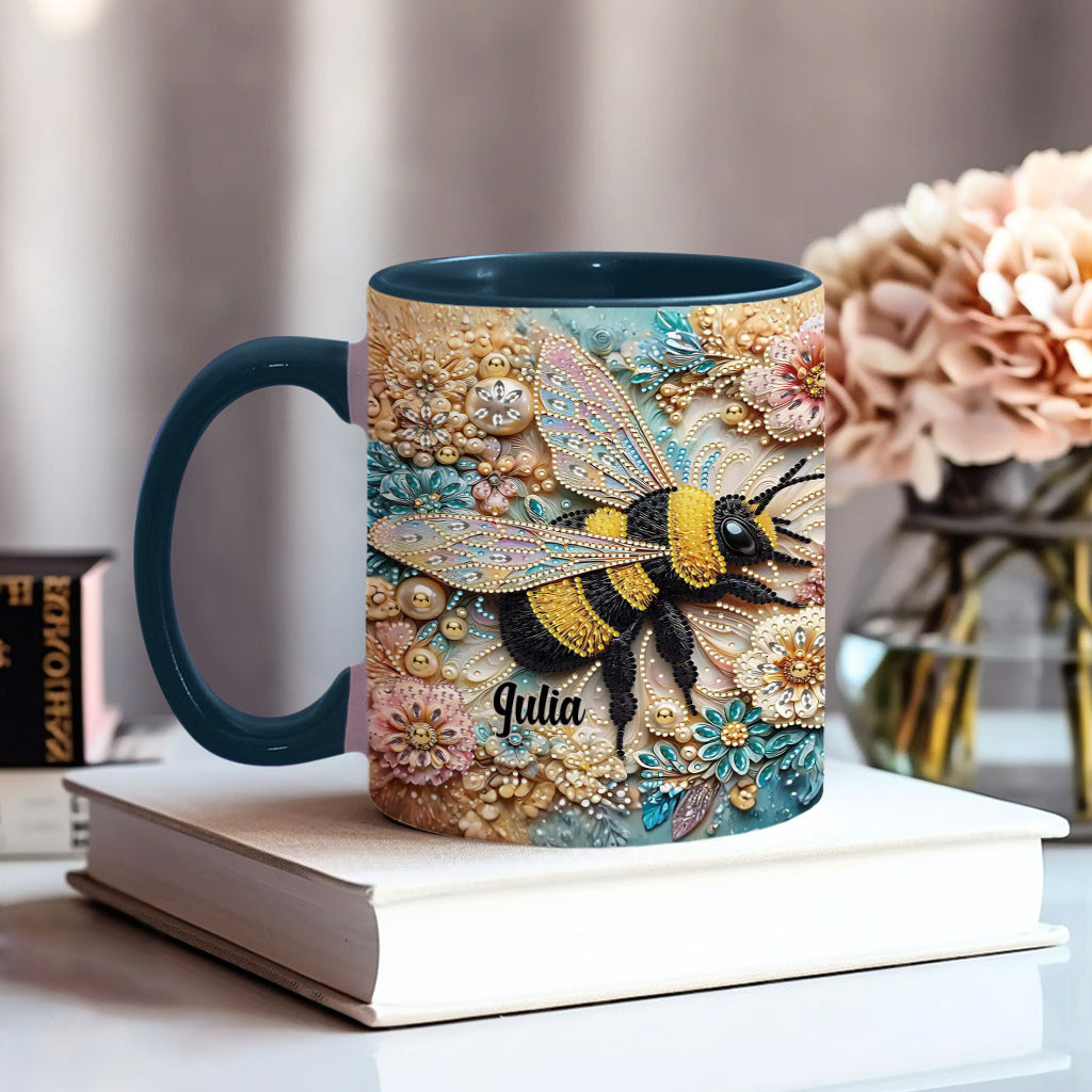 Sparkling Insect - Personalized Gardening Accent Mug
