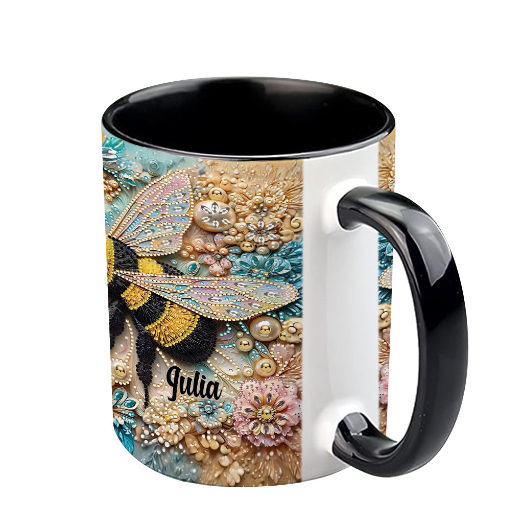 Sparkling Insect - Personalized Gardening Accent Mug