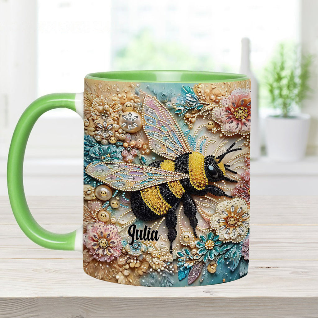 Sparkling Insect - Personalized Gardening Accent Mug