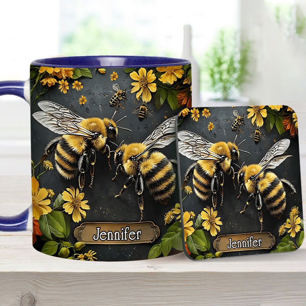 Bee Garden - Personalized Gardening Accent Mug