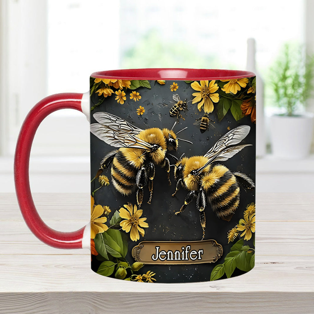 Bee Garden - Personalized Gardening Accent Mug
