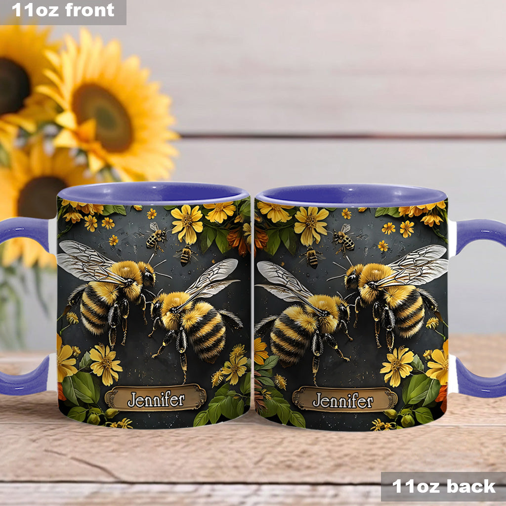 Bee Garden - Personalized Gardening Accent Mug