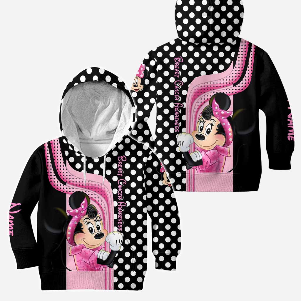 Unzerbrechlich – Personalisierter Hoodie und Leggings zur Sensibilisierung für Brustkrebs