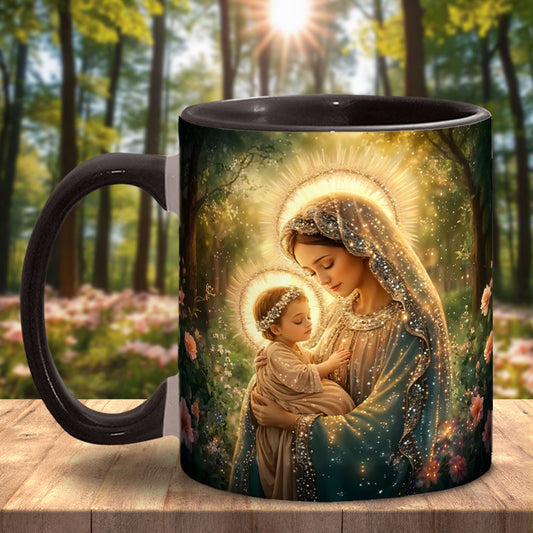 Mutter Maria - Tasse mit christlichem Akzent