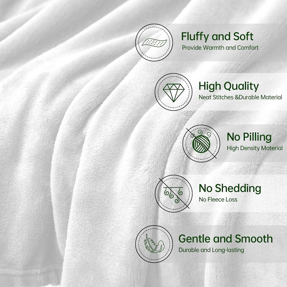 Wir hoffen, dass du dich jedes Mal, wenn du diese Decke kuschelst, daran erfreut – Geschenk für Mama, Oma – personalisierte Decke