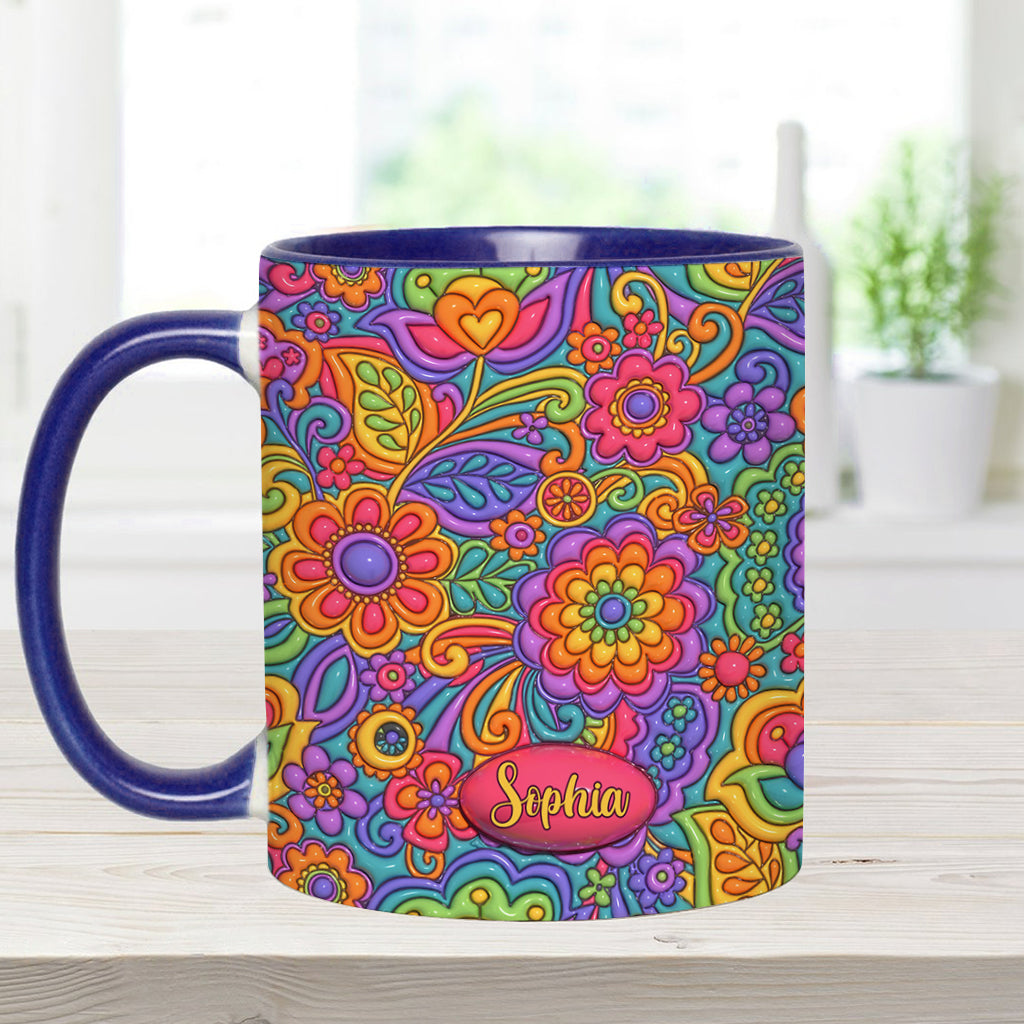 Hippie Soul - Personalized Hippie Accent Mug