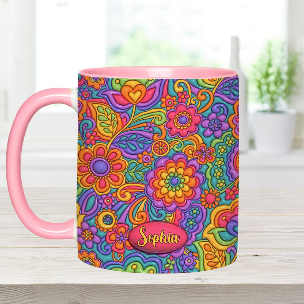 Hippie Soul - Personalized Hippie Accent Mug