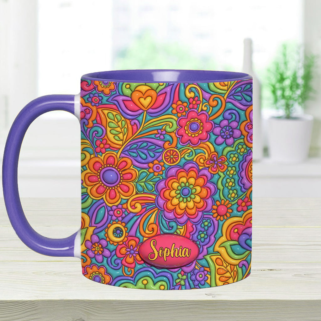 Hippie Soul - Personalized Hippie Accent Mug