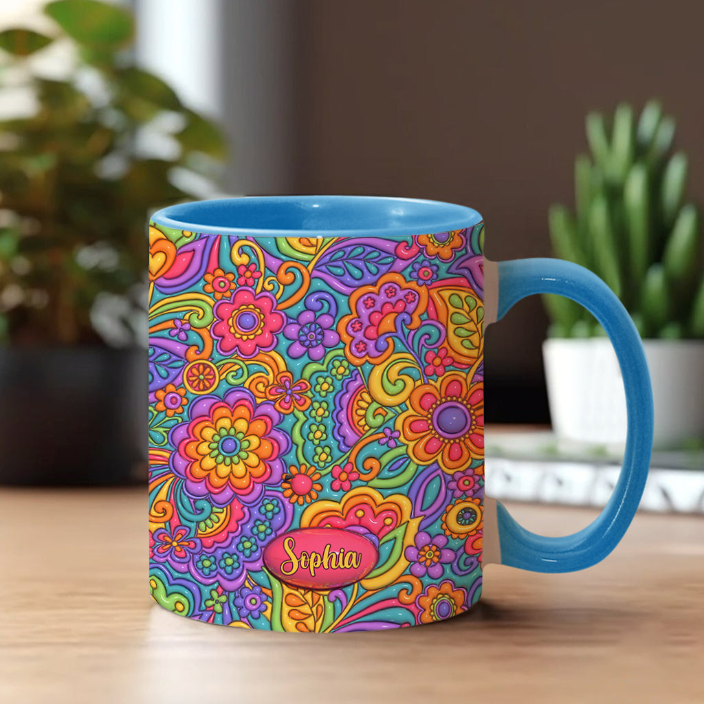 Hippie Soul - Personalized Hippie Accent Mug